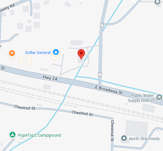 Map to Agriservices of Brunswick East